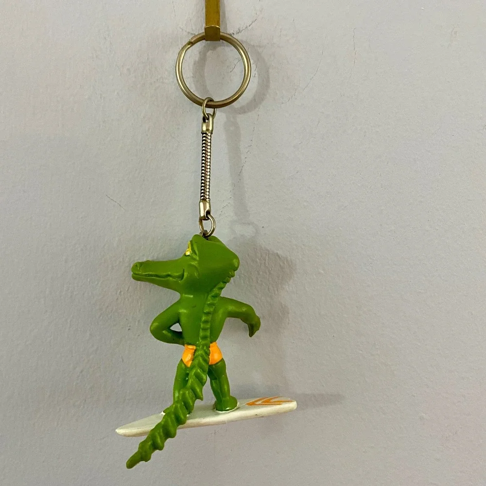 Vintage 1982 Florida Gators Surfer Roberta Hyman PVC Keychain Figure NCAA